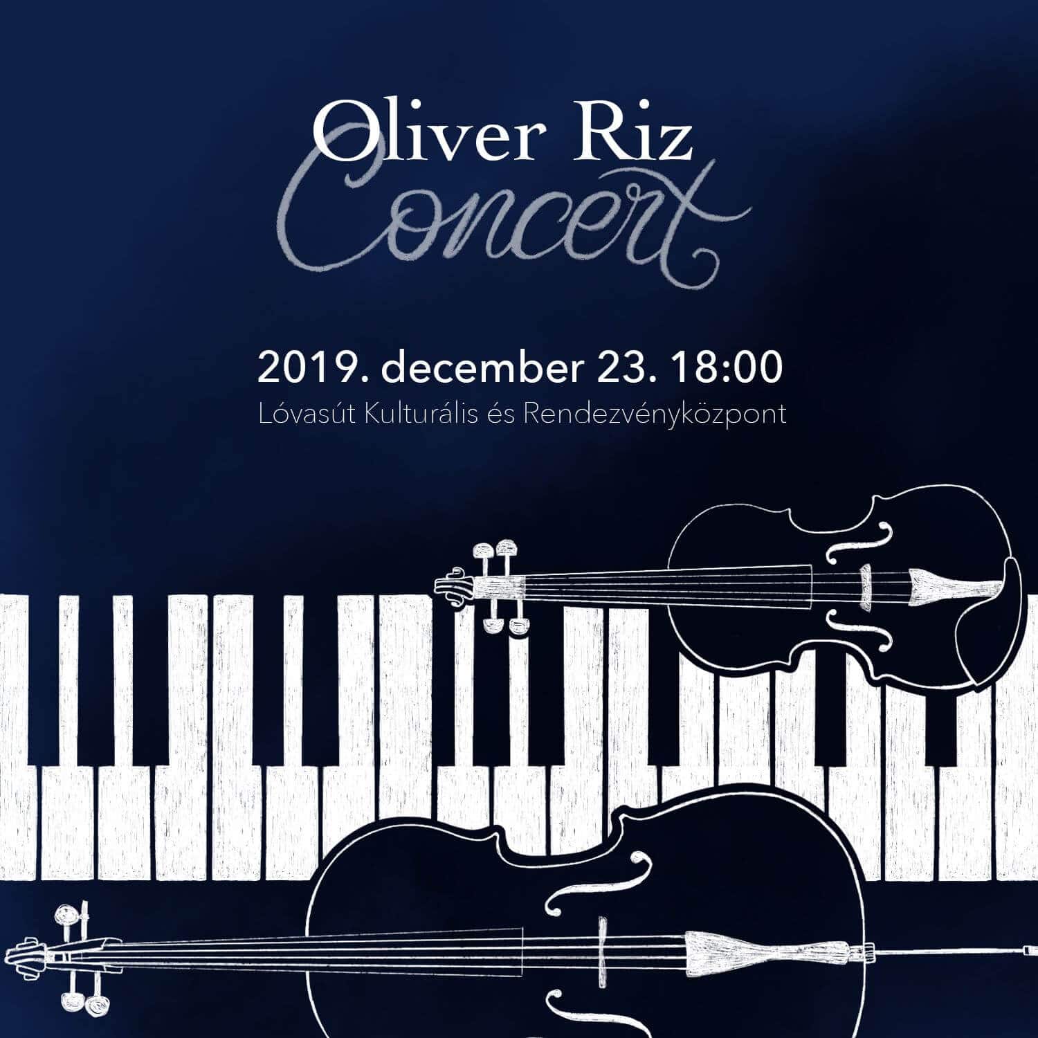 Riz Olivér karácsonyi koncertje